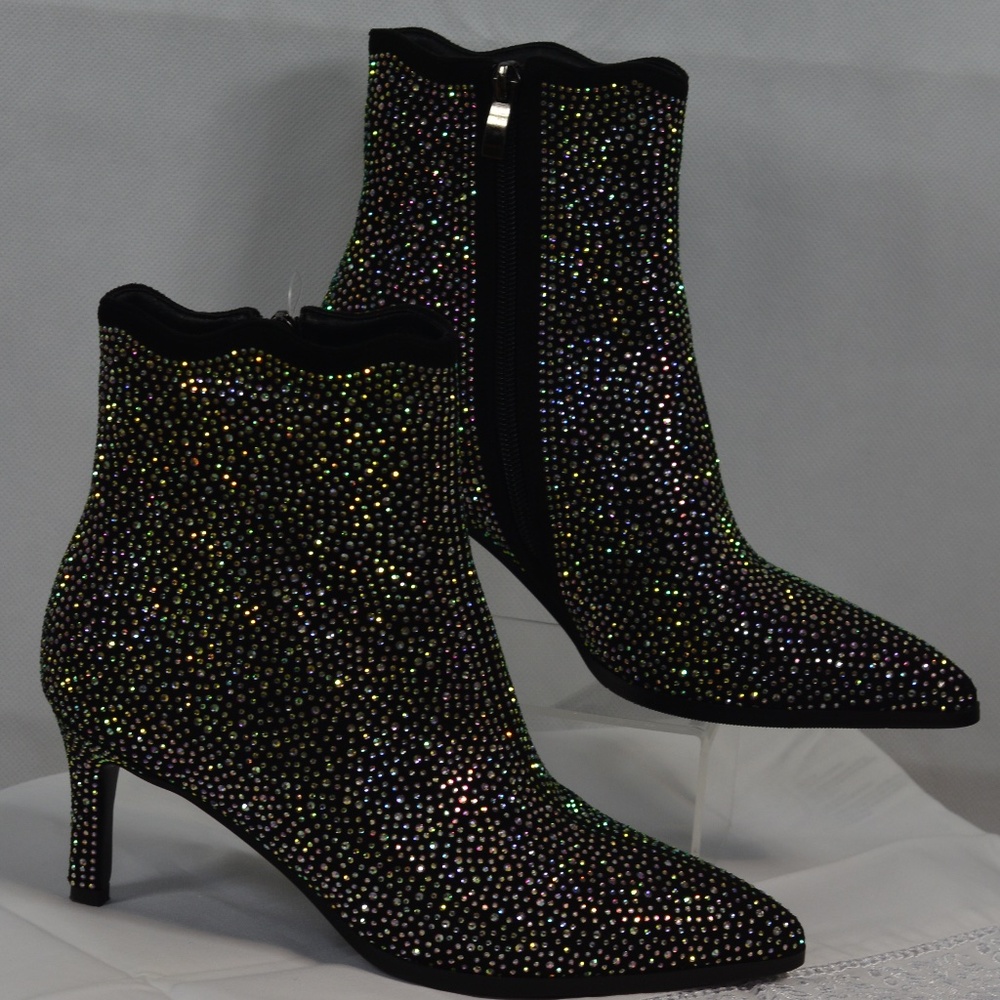 Crystal Booties Size 7 Patrizia by Spring Step NWT